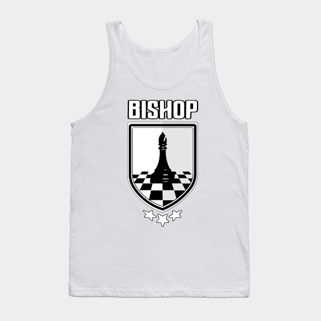 Chess bishop Tank Top by HB Shirts